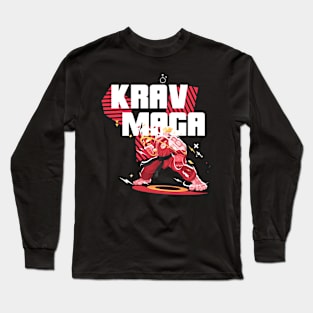 Krav Maga Fighter Martial Arts Long Sleeve T-Shirt